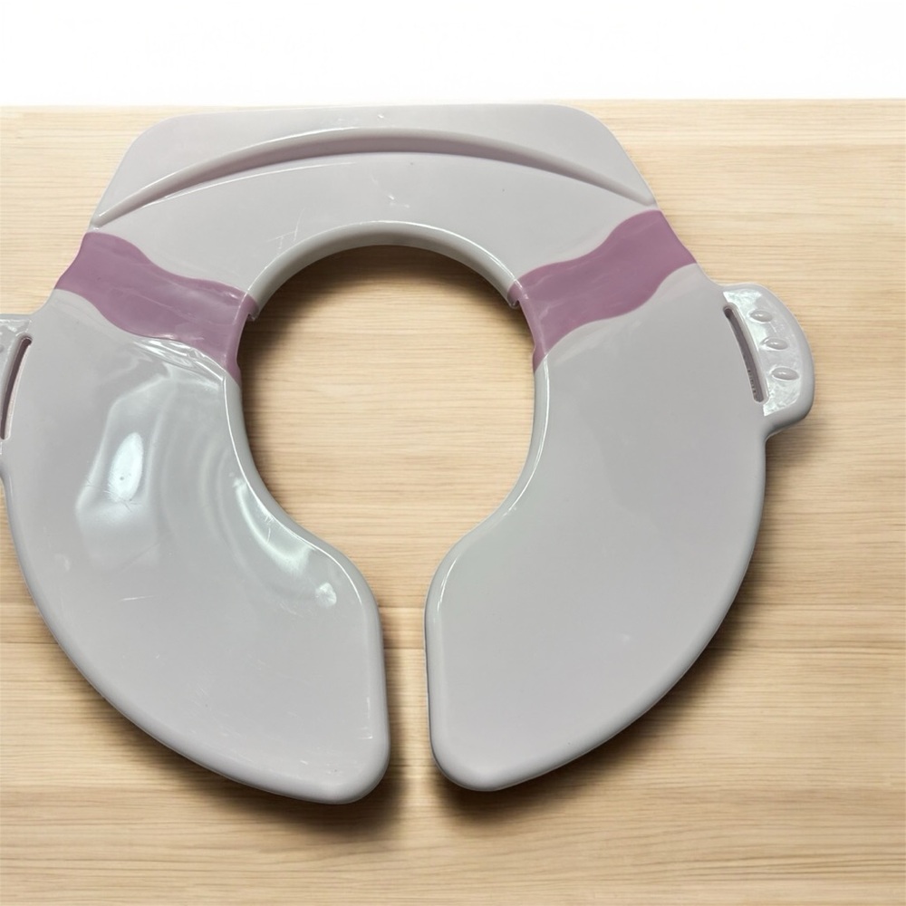 Portable Kids Potty Seat - White and Pink